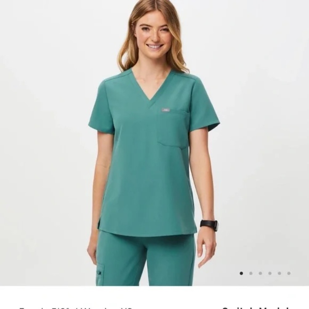 Figs Cactus Catarina one pocket scrub top